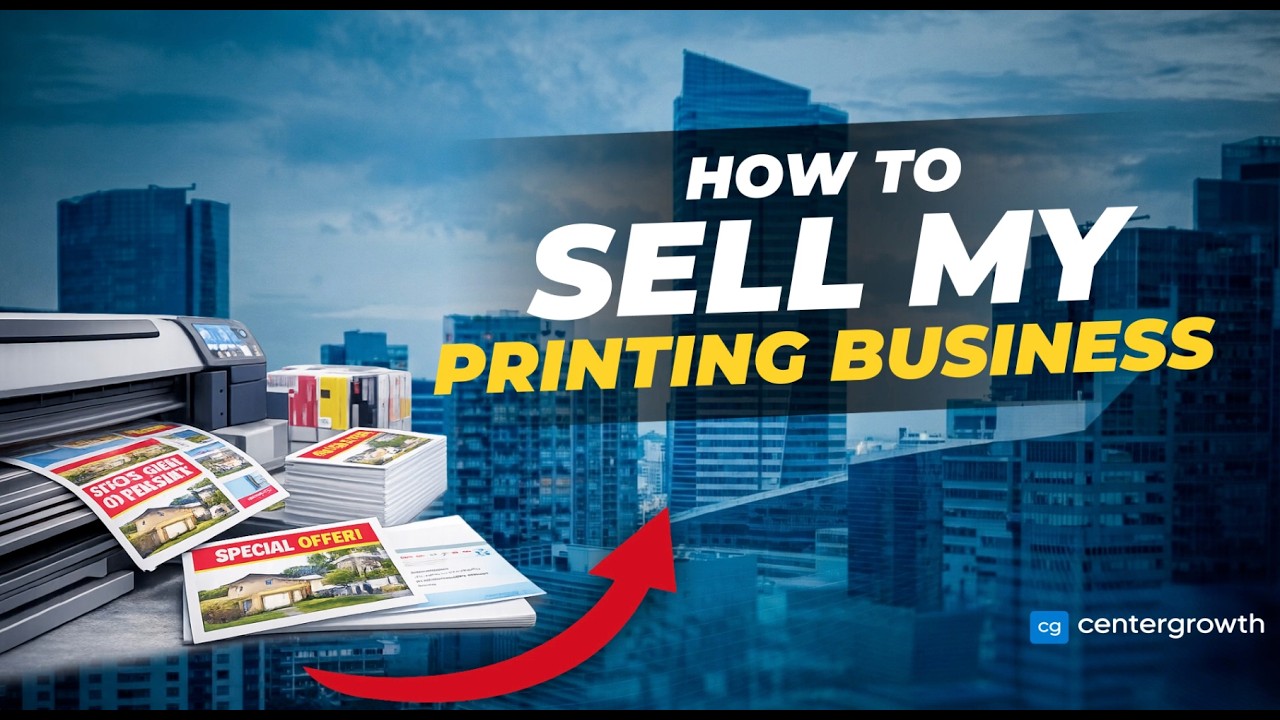 sell my printing business video